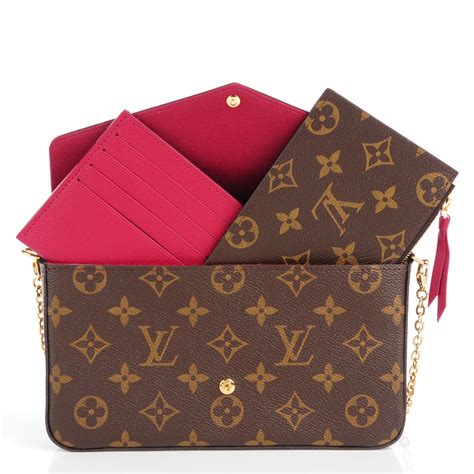 chaine louis vuitton|louis vuitton chain wallet felicie.